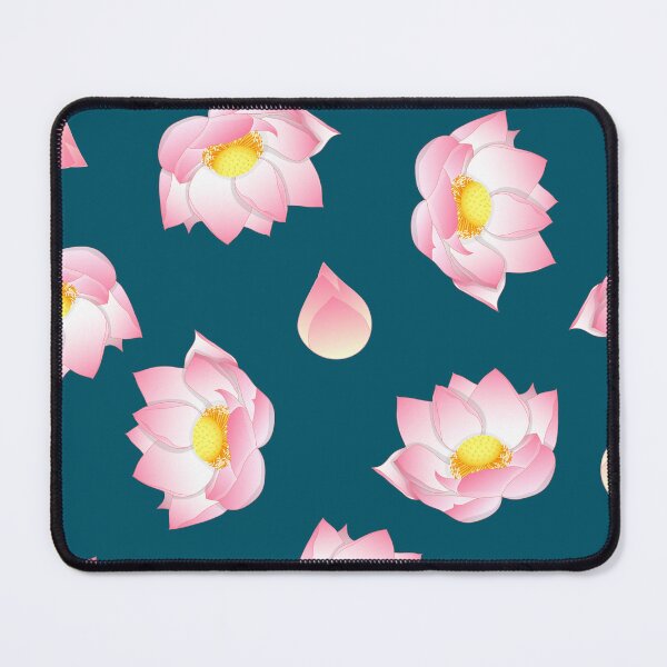 Item preview, Lotus prints in pink and yellow designed and sold by Anisha  Vaz.