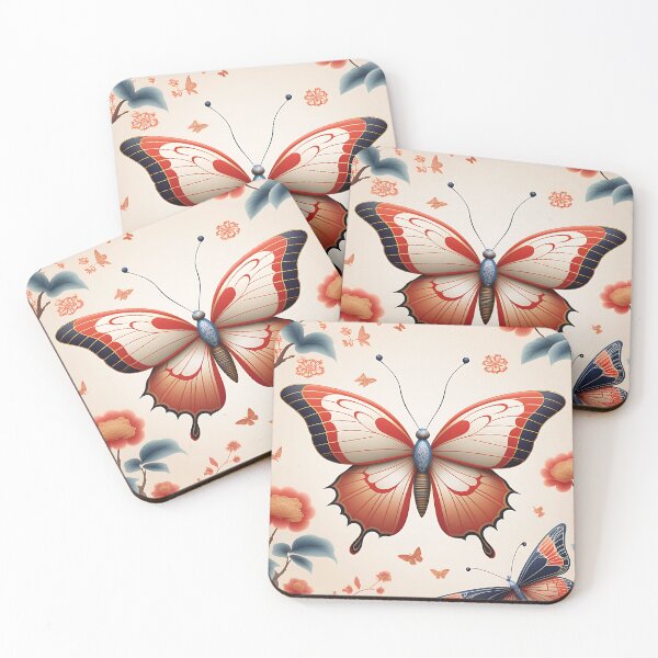Item preview, A Chinese moon butterfly in flight, with delicate wings and traditional Chinese designs designed and sold by IAmagineFR.