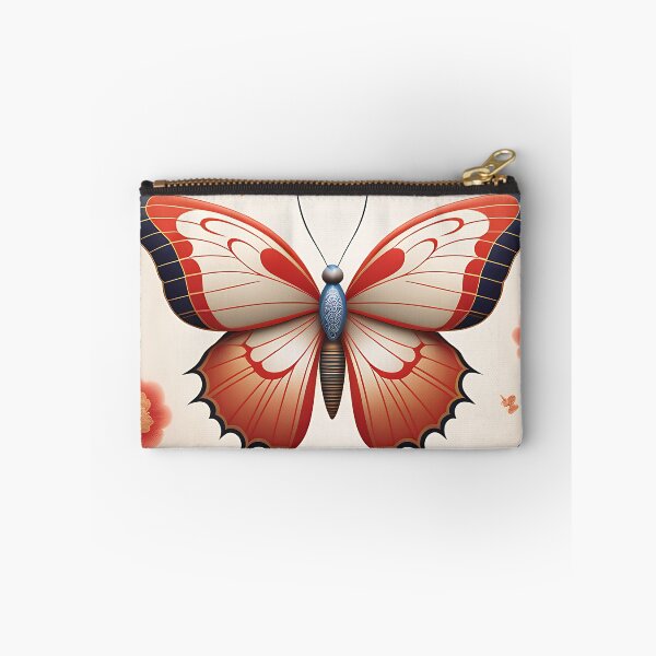Item preview, A Chinese moon butterfly in flight, with delicate wings and traditional Chinese designs designed and sold by IAmagineFR.