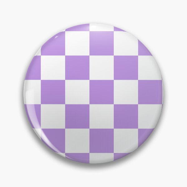 Item preview, Checkered - White and Light Violet designed and sold by JustPatterns2.