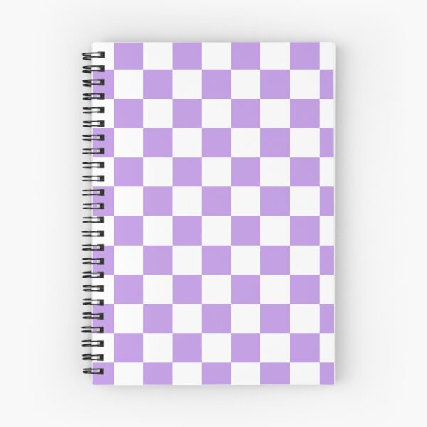 Item preview, Checkered - White and Light Violet designed and sold by JustPatterns2.