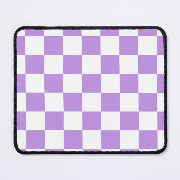 Item preview, Checkered - White and Light Violet designed and sold by JustPatterns2.