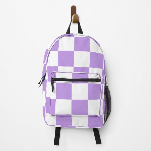 Item preview, Checkered - White and Light Violet designed and sold by JustPatterns2.