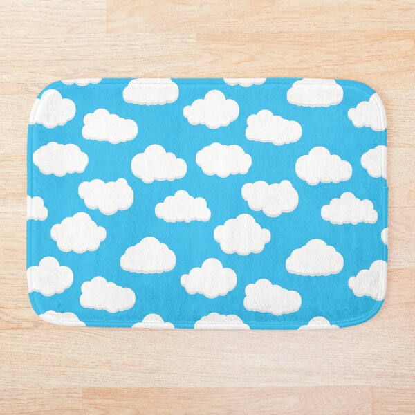 Item preview, Cute seamless 3D clouds pattern designed and sold by larahurley.