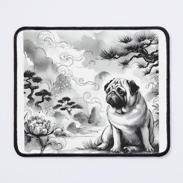 Artikelvorschau, Ink Wash Canine Beauty entworfen und verkauft von PawspectCreate.