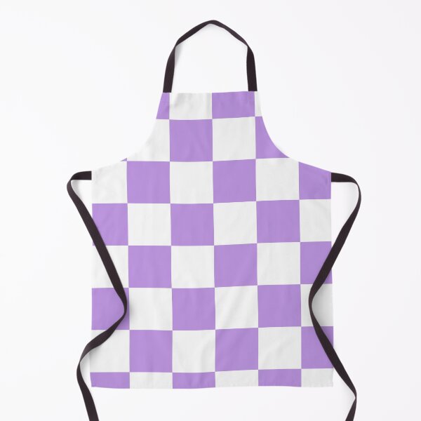 Item preview, Large Checkered - White and Light Violet designed and sold by JustPatterns2.