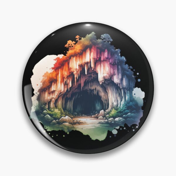 Item preview, Caver Climbing Watercolor Caving Caver Man Spelunkers Gift Adventure  designed and sold by HosvPrint .s.