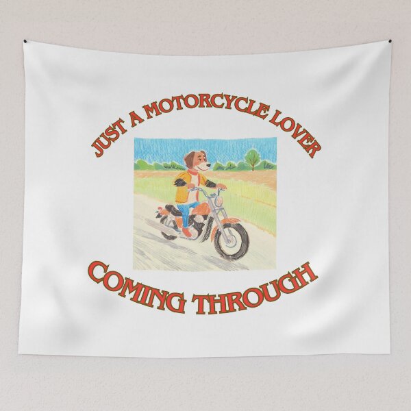 Item preview, Just a motorcycle lover coming through 1 designed and sold by LorenzoArtZa.