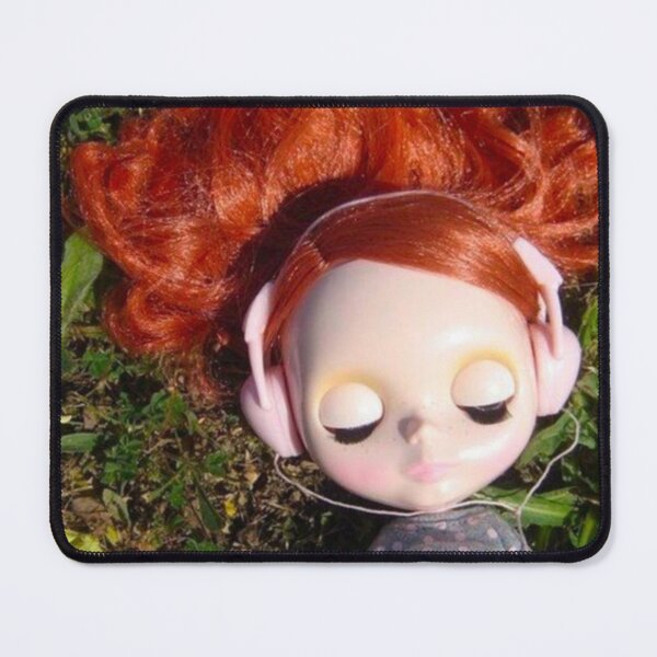 Item preview, Red hair music loving Blythe doll designed and sold by prettyuglyangel.