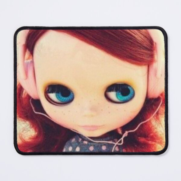 Item preview, Red hair music loving Blythe doll designed and sold by prettyuglyangel.