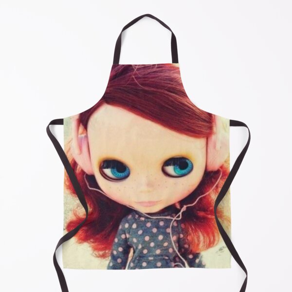 Item preview, Red hair music loving Blythe doll designed and sold by prettyuglyangel.