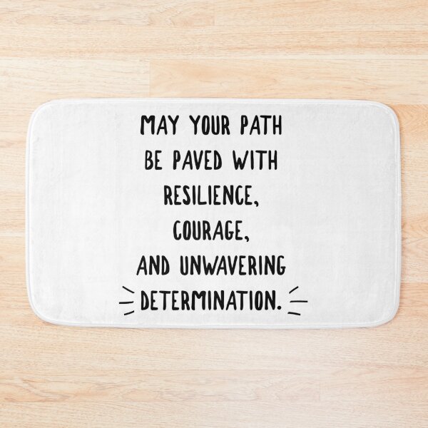Item preview, Path of Resilience: Forge Ahead with Courage - Motivational Quote designed and sold by Soaring Eagle.