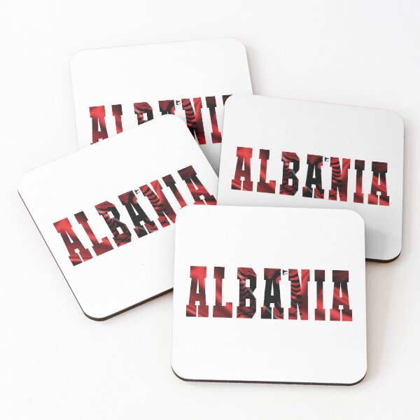 Item preview,  Albania Country Flag Typography designed and sold by TravelWish.