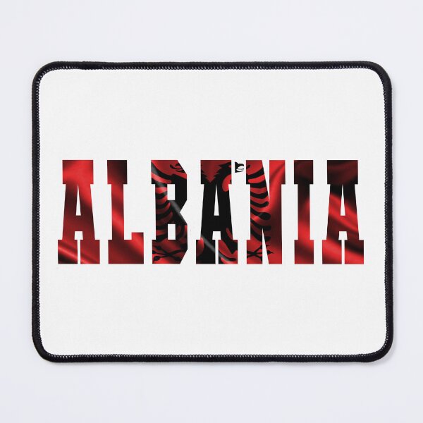 Item preview,  Albania Country Flag Typography designed and sold by TravelWish.