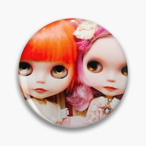 Item preview, Neon hair Victorian Blythe doll designed and sold by prettyuglyangel.