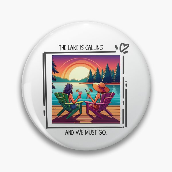 Item preview, The Lake is Calling and We Must Go designed and sold by OtterLakeCo.