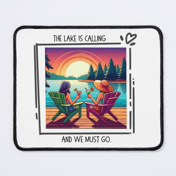 Item preview, The Lake is Calling and We Must Go designed and sold by OtterLakeCo.