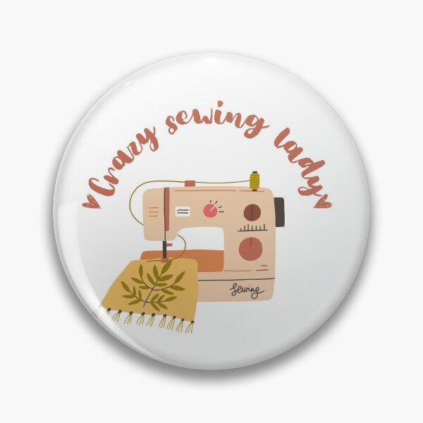Item preview, Crazy Sewing lady Motivation Inspiration designed and sold by AestHenni17.