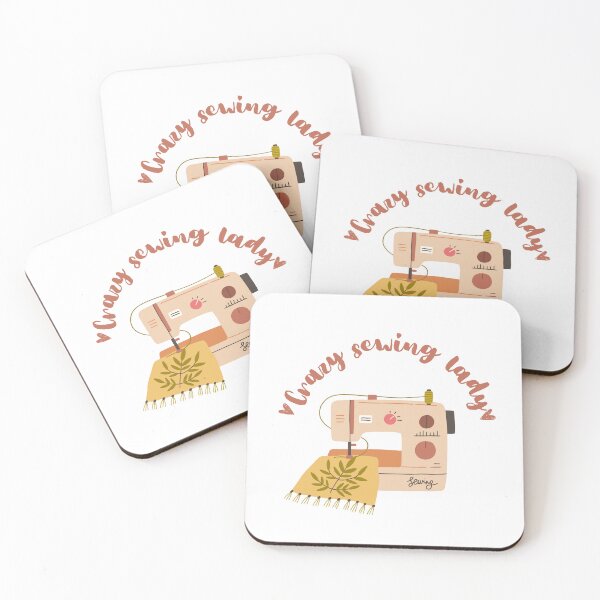 Item preview, Crazy Sewing lady Motivation Inspiration designed and sold by AestHenni17.