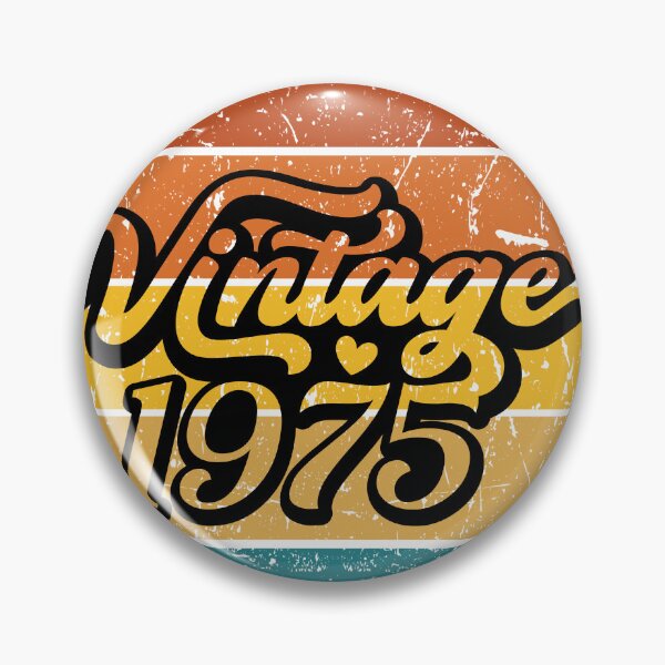 Item preview, Vintage 1975  Limited Edition Funny Vintage Design T-Shirt 49th Birthday Gift for Men Women designed and sold by Zibis09.