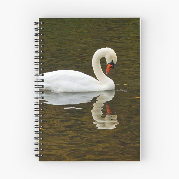 Item preview, White Mute Swan Swimming on the River designed and sold by Dorset Girl.
