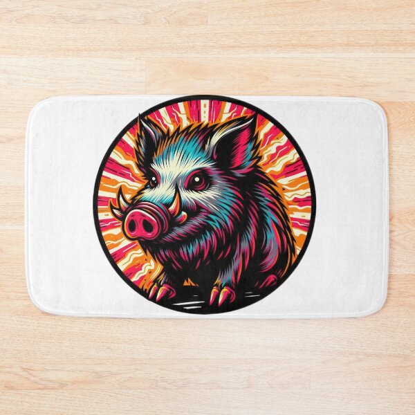 Item preview, Funny animal wild boar emblem designed and sold by Expressions-Sel.