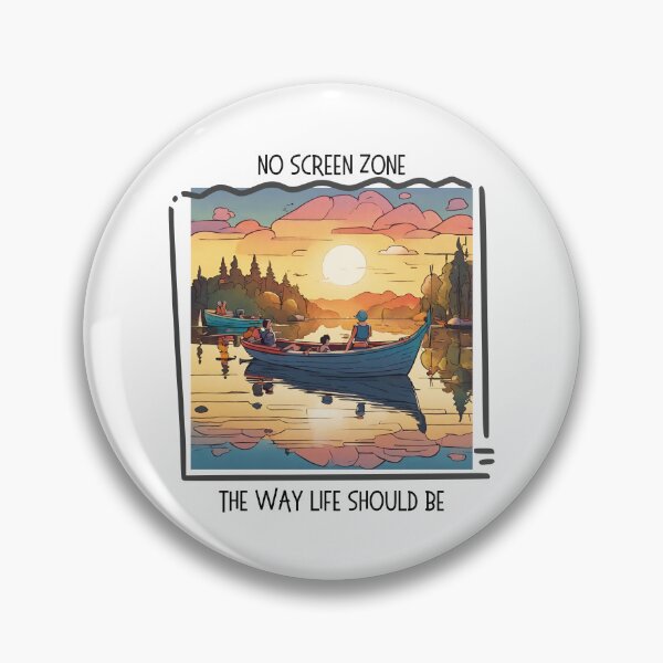 Item preview, No Screen Zone | The Way Life Should Be designed and sold by OtterLakeCo.