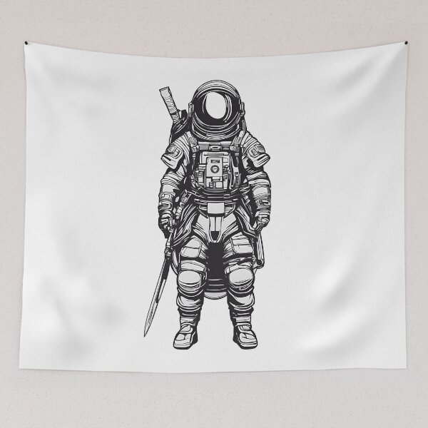Item preview, Astronaut Samurai designed and sold by Pixel Press Prints.