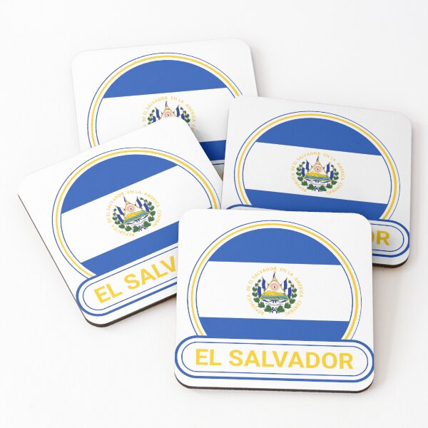 Item preview, El Salvador Country Badge - El Salvador Flag designed and sold by chrisrivait.