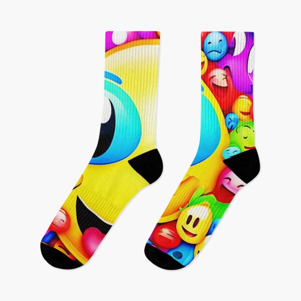 Item preview, Joyful Emoji Art: Colorful Painting designed and sold by Health And Fitness Posts e-Store.