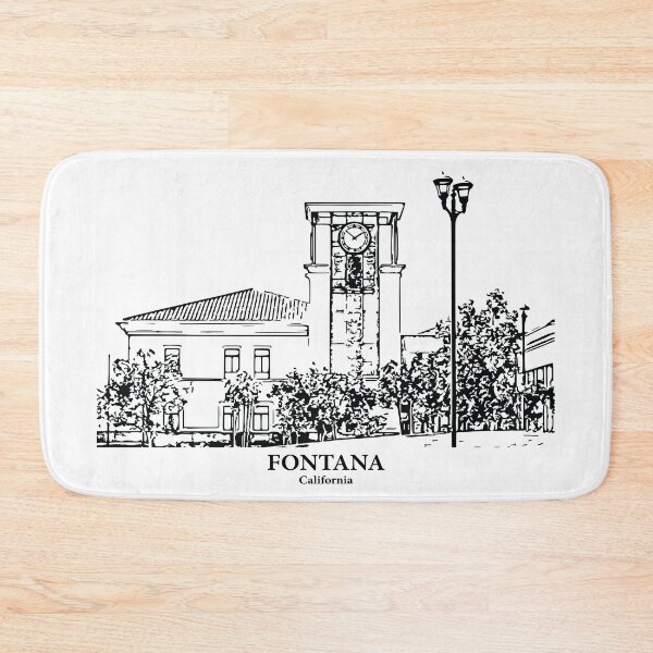 Item preview, Fontana - California designed and sold by Lakeric Cityscapes.