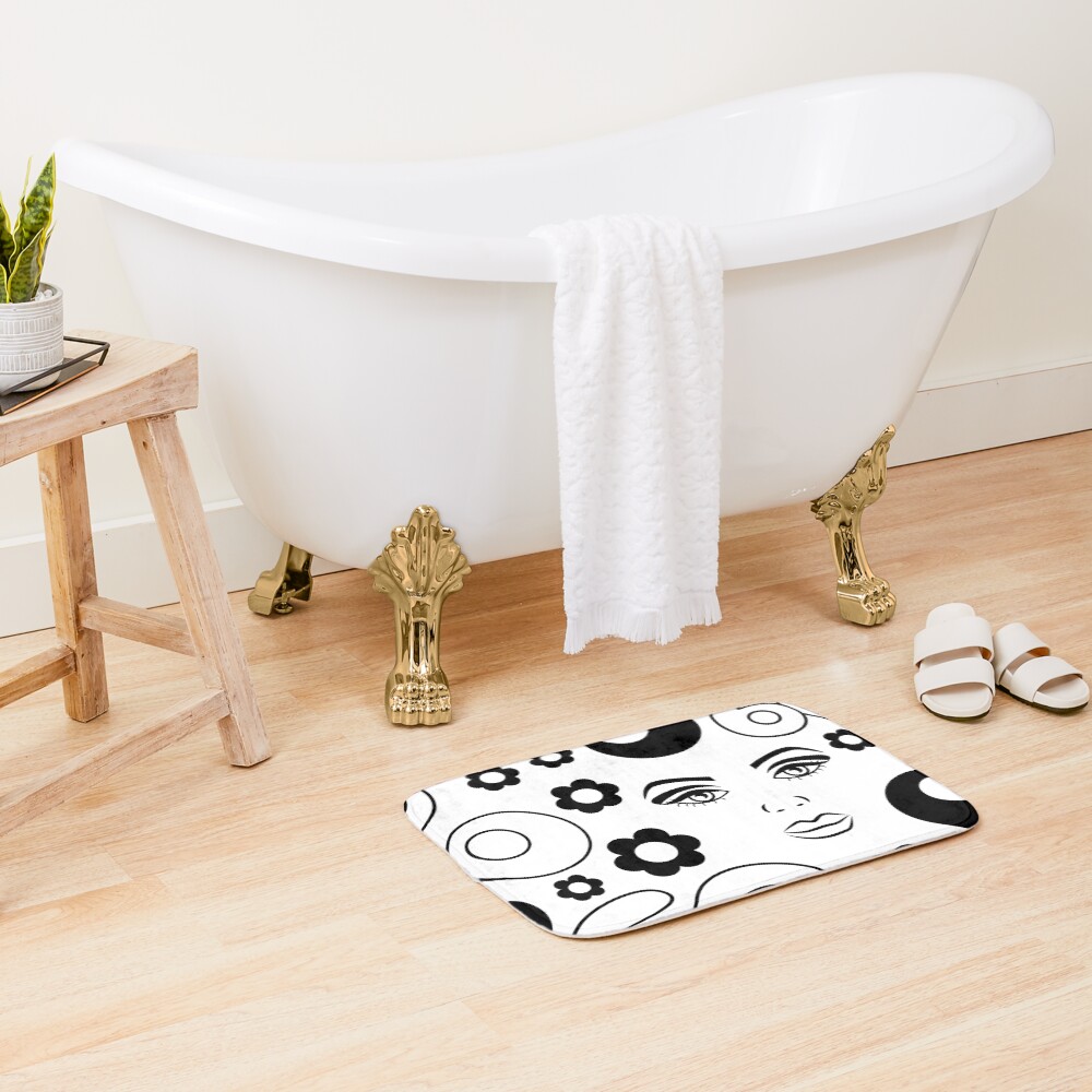 Item preview, Bath Mat designed and sold by Printable-Cutie.