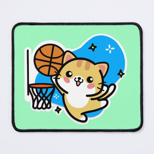 Item preview, #1 basketball cat designed and sold by Kiskadee-Draw.