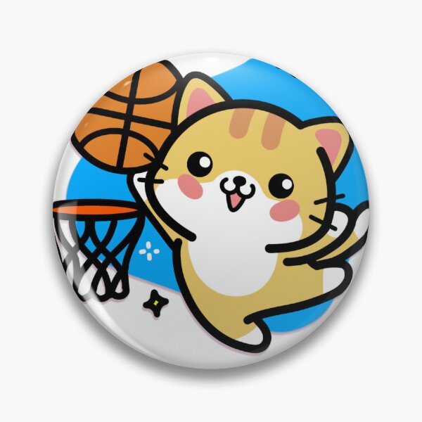 Item preview, #1 basketball cat designed and sold by Kiskadee-Draw.