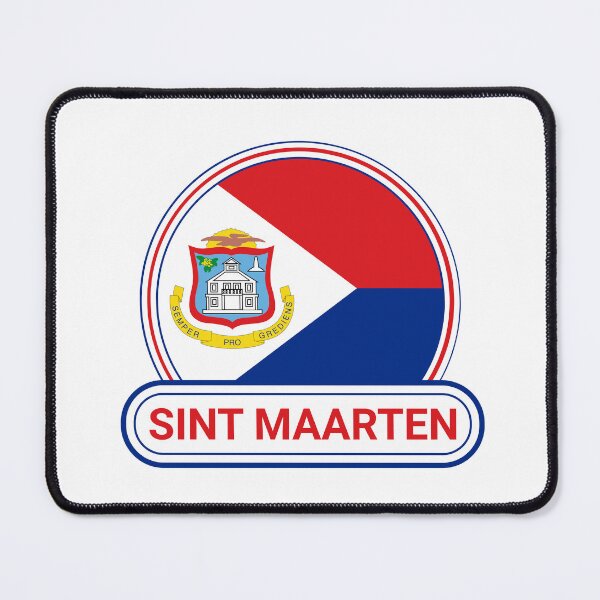 Item preview, Sint Maarten Country Badge - Sint Maarten Flag designed and sold by chrisrivait.