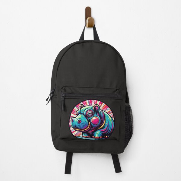 Item preview, Funny animal hippopotamus emblem designed and sold by Expressions-Sel.