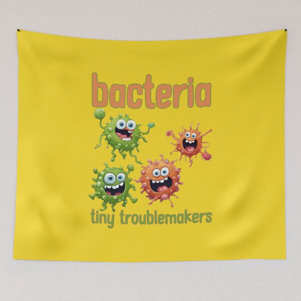 Item preview, Bacteria - Tiny Troublemakers. designed and sold by KrisDry.