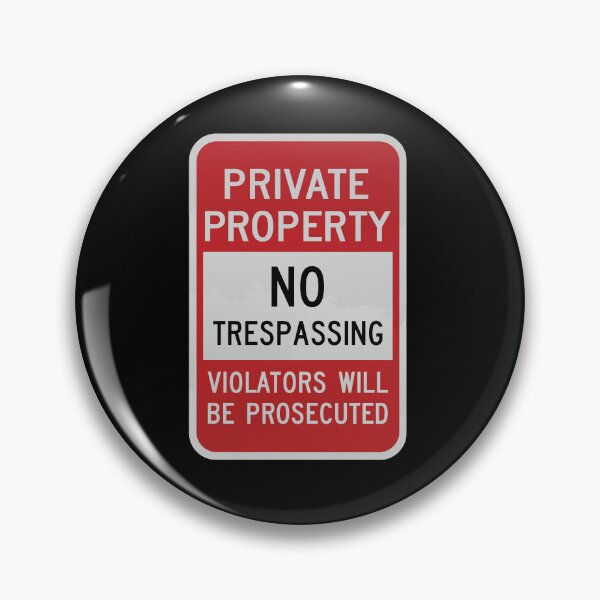 Item preview, Violators Prosecuted No Trespassing Sign Private Property No Trespassing Violators Will Be Prosecuted designed and sold by InspireSticker.