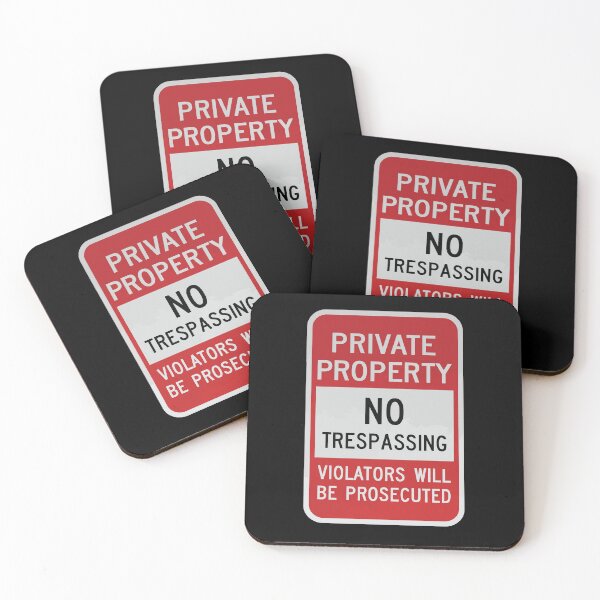 Item preview, Violators Prosecuted No Trespassing Sign Private Property No Trespassing Violators Will Be Prosecuted designed and sold by InspireSticker.