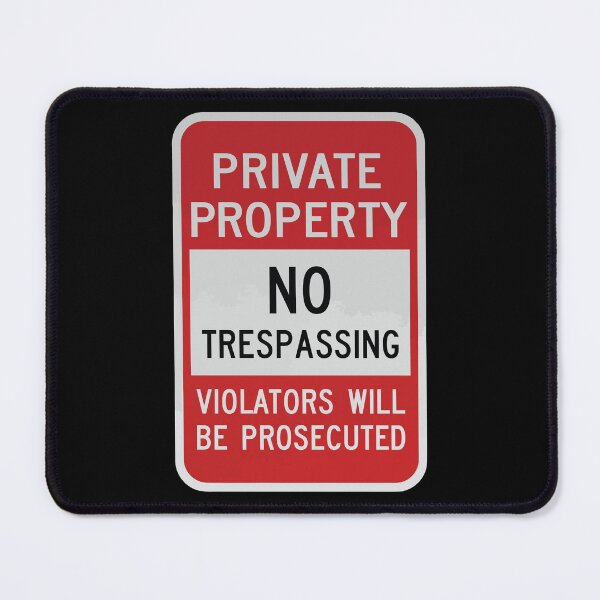 Item preview, Violators Prosecuted No Trespassing Sign Private Property No Trespassing Violators Will Be Prosecuted designed and sold by InspireSticker.