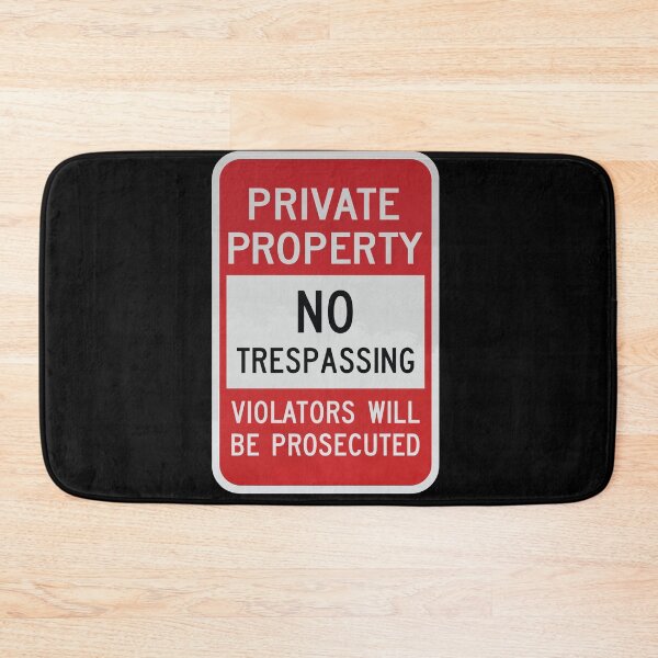 Item preview, Violators Prosecuted No Trespassing Sign Private Property No Trespassing Violators Will Be Prosecuted designed and sold by InspireSticker.