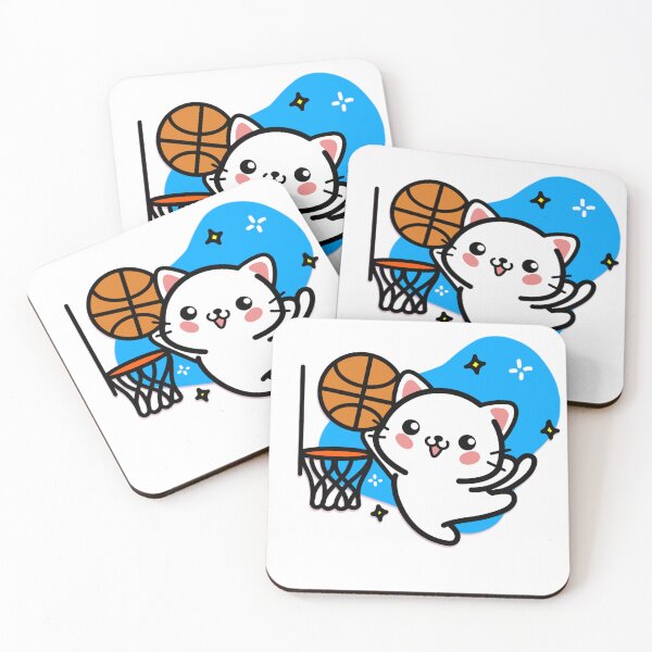 Item preview, #2 basketball cat designed and sold by Kiskadee-Draw.