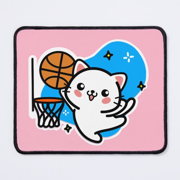 Item preview, #2 basketball cat designed and sold by Kiskadee-Draw.