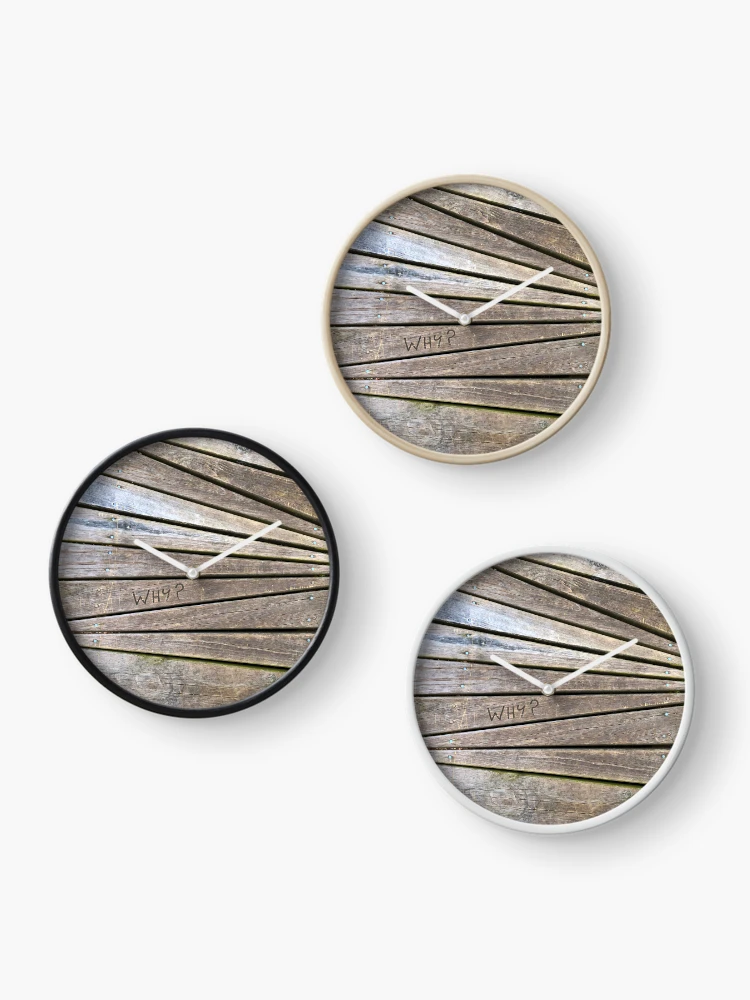 Thumbnail 3 of 4, Clock, Why? designed and sold by BuddingTree.