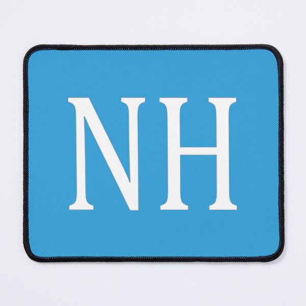 Item preview, NH Initials Monogram Elegant White Letters designed and sold by Jeallan Designs.