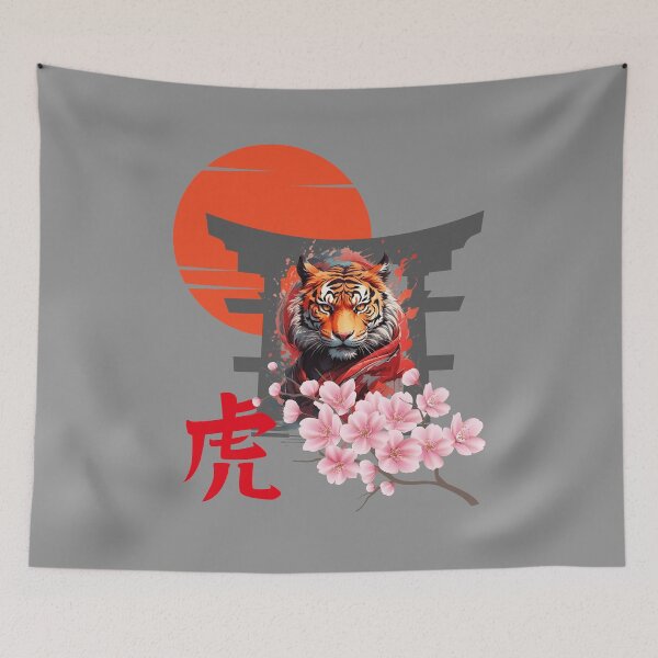 Item preview, Tiger in the Zen Garden: calm and strength designed and sold by CWT-JustforFun.