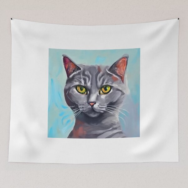 Item preview, Poker Paws, Unreadable Kitty, Azure Mystery designed and sold by AI-SUS.
