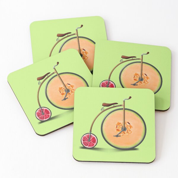 Item preview, Melon and Pomegranate Bike | Penny Farthing | Bike Lovers designed and sold by monkeybusiness.pt.