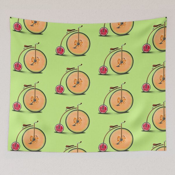 Item preview, Melon and Pomegranate Bike | Penny Farthing | Bike Lovers designed and sold by monkeybusiness.pt.