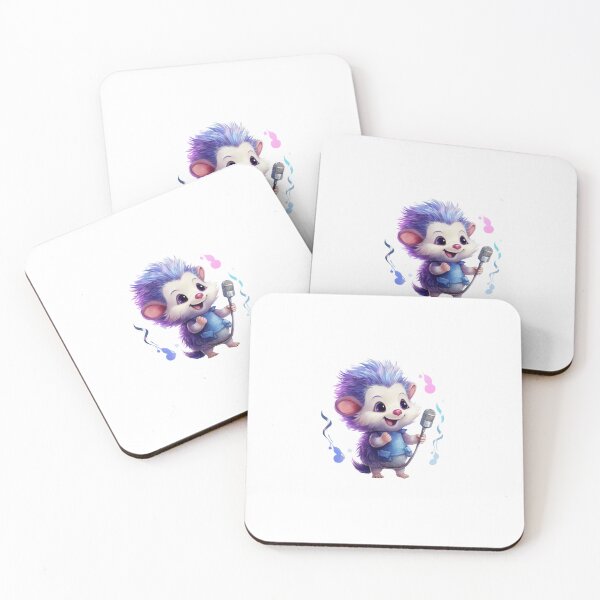 Item preview, Cute baby hedgehog singing designed and sold by kalyssa44.